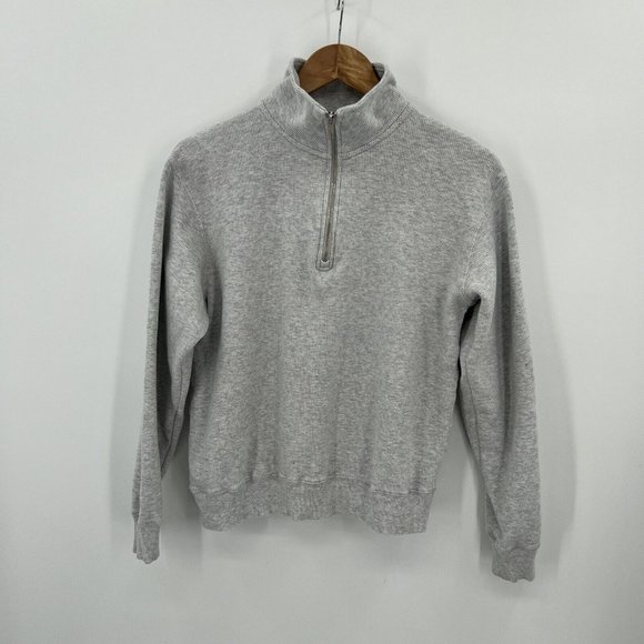 Brandy Melville Tops - John Galt Women Gray Mock Neck Sweatshirt One Size